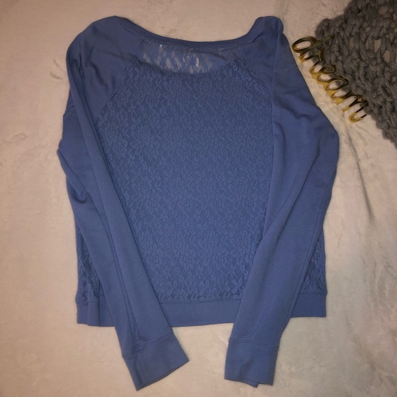 Blue long sleeve top from Pink - Picture 4 of 5